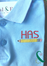 Load image into Gallery viewer, Collared Polo with Personalized Left Chest Embellishment