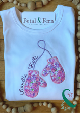 Load image into Gallery viewer, Winter Mittens Applique (Long sleeve or Short sleeve)