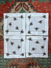 Load image into Gallery viewer, Scattered Bee Cocktail Napkins