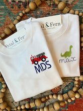 Load image into Gallery viewer, Crewneck with Personalized Left Chest Embellishment