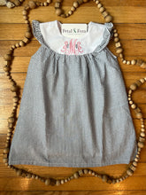 Load image into Gallery viewer, Seersucker Flutter Sleeve Dress