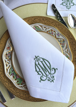 Load image into Gallery viewer, Monogrammed Dinner Napkins