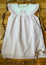 Load image into Gallery viewer, Seersucker Flutter Sleeve Dress