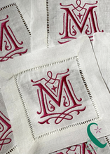 Load image into Gallery viewer, Monogrammed Cocktail Napkins