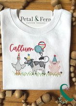 Load image into Gallery viewer, Farm Animal Party (Long sleeve or Short sleeve)