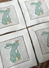 Load image into Gallery viewer, Herend Bunny Cocktail Napkins