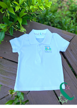 Load image into Gallery viewer, Collared Polo with Personalized Left Chest Embellishment