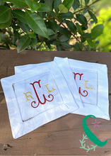 Load image into Gallery viewer, Monogrammed Cocktail Napkins