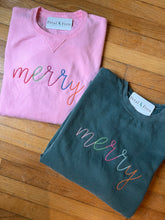 Load image into Gallery viewer, &quot;Merry&quot; garment dyed sweatshirt

