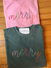 Load image into Gallery viewer, &quot;Merry&quot; garment dyed sweatshirt
