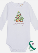 Load image into Gallery viewer, Vintage Christmas Tree Onesie (Long sleeve or Short sleeve)
