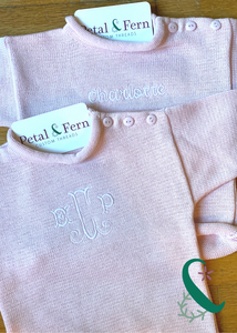 Rollneck Sweater with Monogram or Name