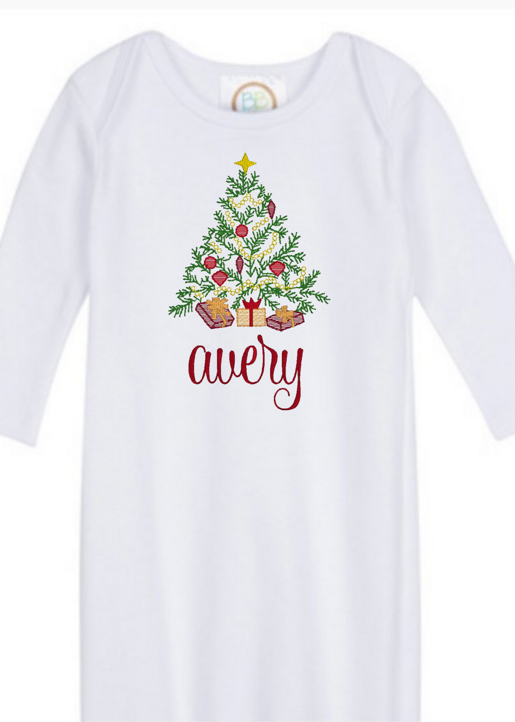 Christmas Infant Gown