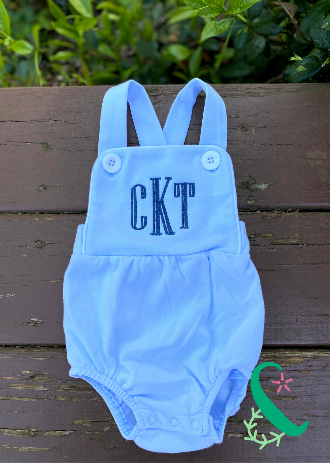 Knit Sunsuit with Monogram or Name