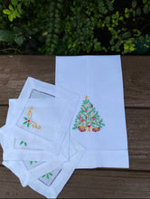 Load image into Gallery viewer, Holly Embellished Cocktail Napkins
