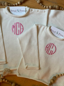 Rollneck Sweater with Monogram or Name