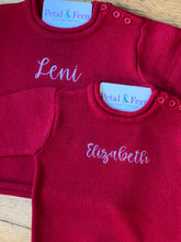 Load image into Gallery viewer, Rollneck Sweater with Monogram or Name
