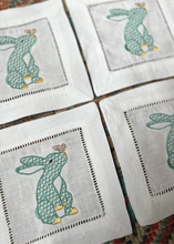 Load image into Gallery viewer, Herend Bunny Cocktail Napkins
