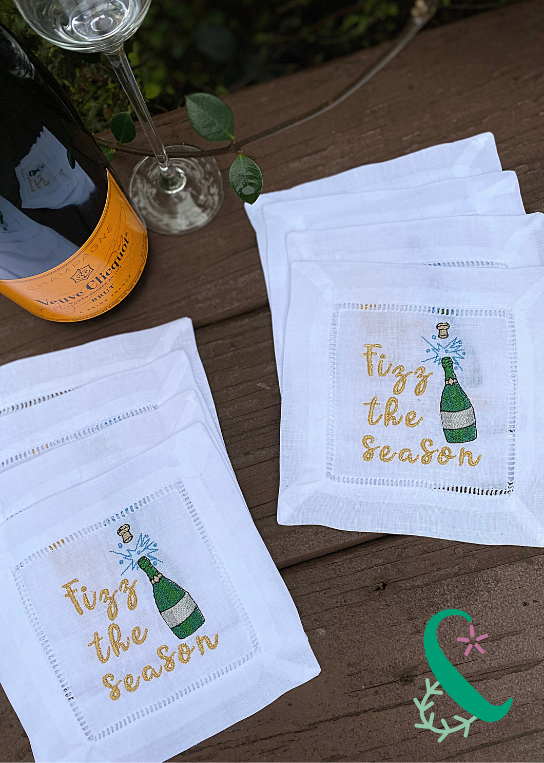 Fizz the Season Cocktail Napkins