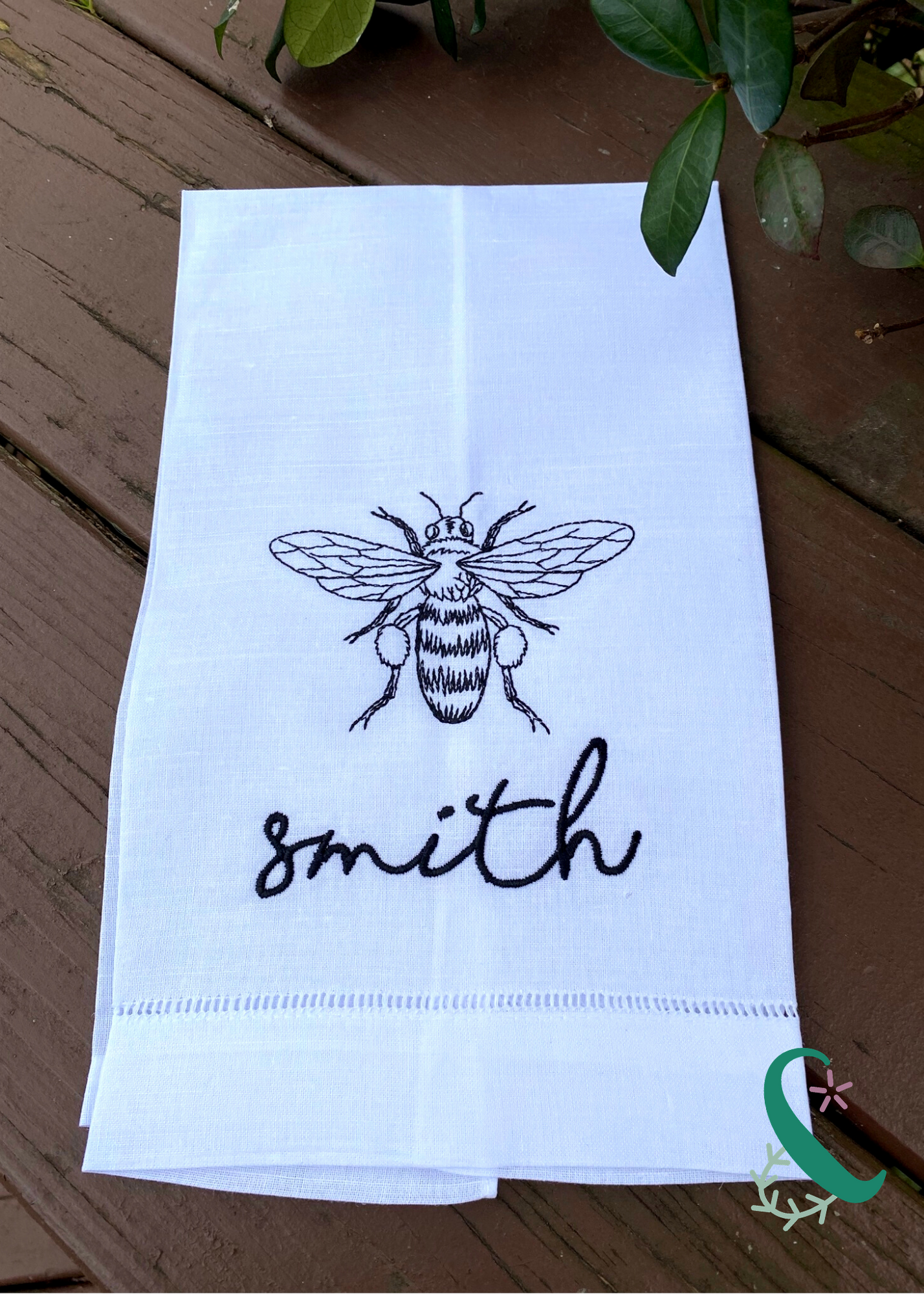 Bumble Bee Linen Towel