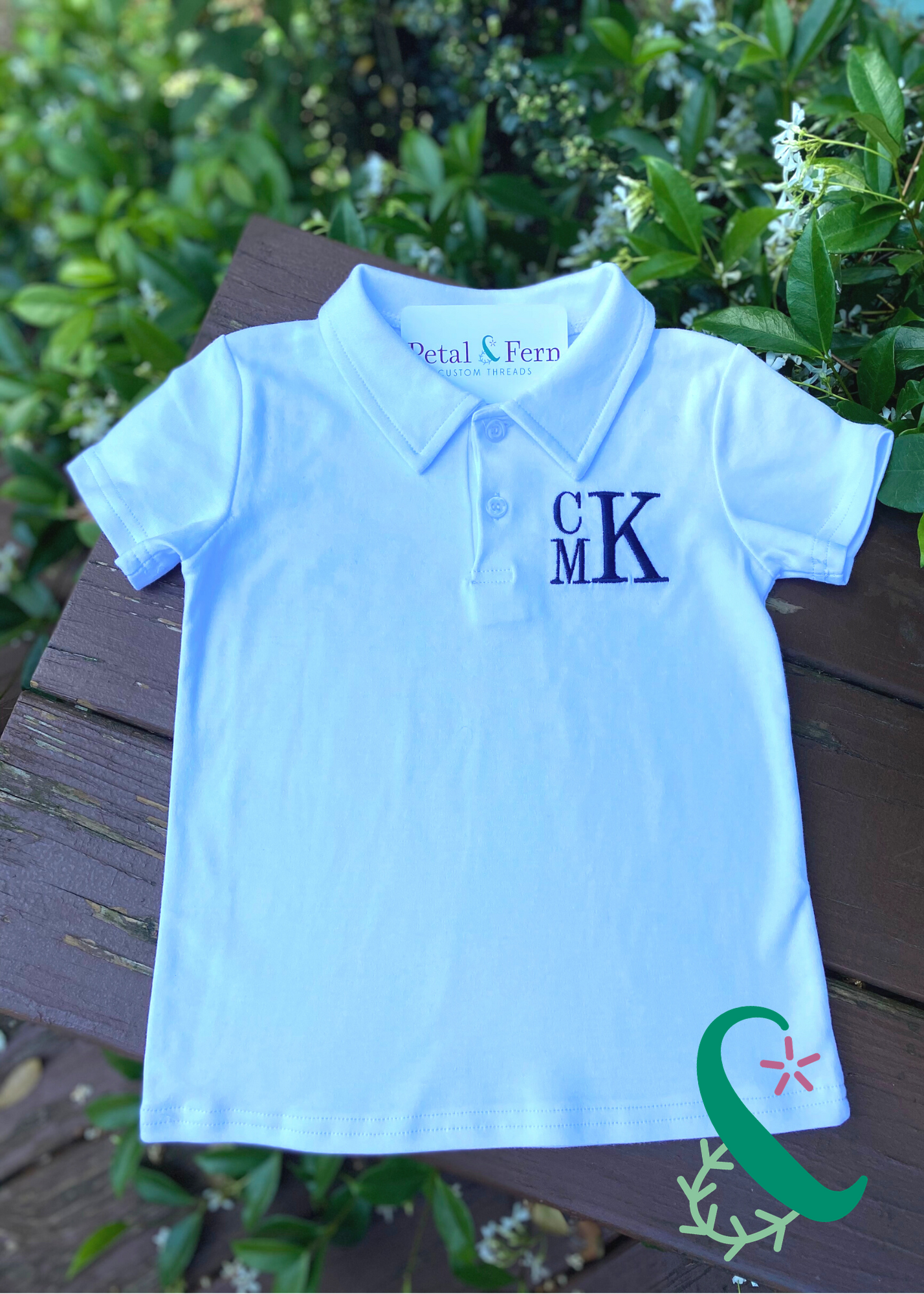 Easter Monogram Polo Shirt